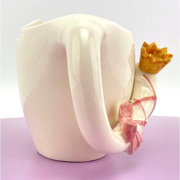 Vintage 80s swan creamer, Sigma Taste Setter vase, pitcher - Picture 6 of 10